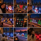 Curtain Lights App-Controlled Custom Designs 400 LEDs