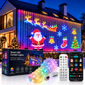 Curtain Lights RGB Color-Changing App-Controlled Music Sync