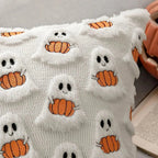 Cushion Cover Pumpkin Pattern Machine Washable 18 x 18 Inch