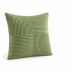 Cushion Covers Ribbed Corduroy Hidden Zipper Set of 4