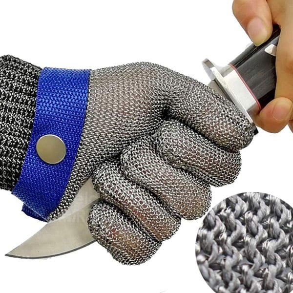 Cut-Resistant Glove 316L Stainless Steel ANSI A9