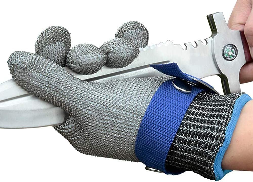 Cut-Resistant Glove 316L Stainless Steel ANSI A9