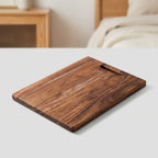 Cutting Board Solid Acacia Wood Carry Handle