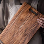 Cutting Board Solid Acacia Wood Carry Handle