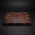 Cutting Board Solid Walnut Untreated Knife-Friendly Surface