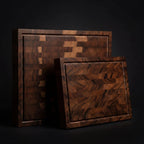 Cutting Board Solid Walnut Untreated Knife-Friendly Surface