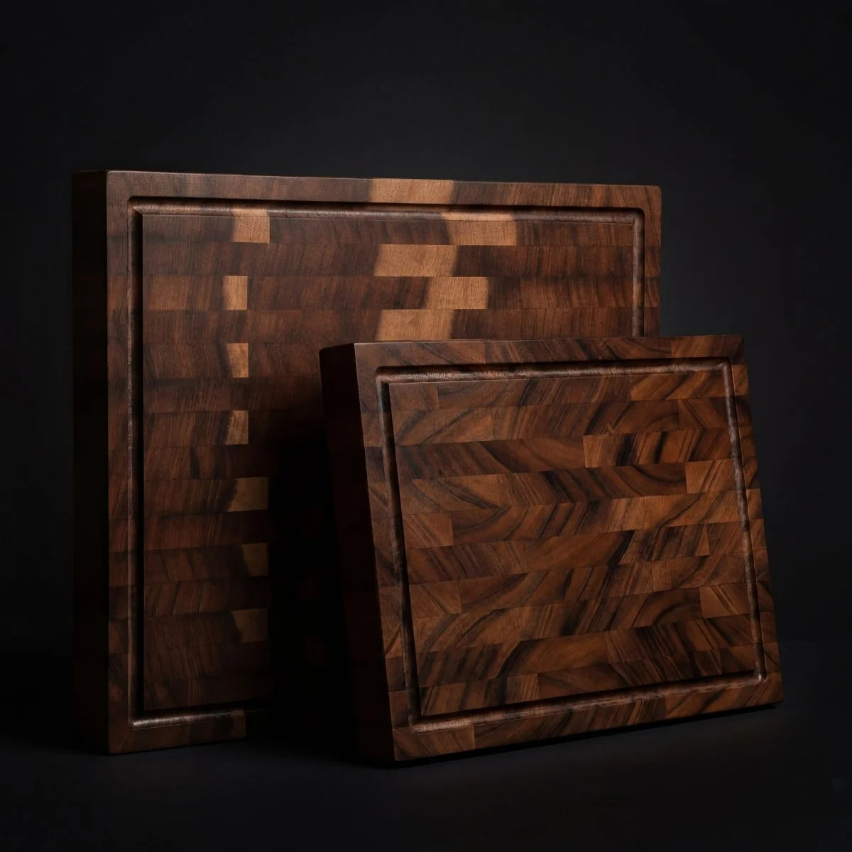 Cutting Board Solid Walnut Untreated Knife-Friendly Surface