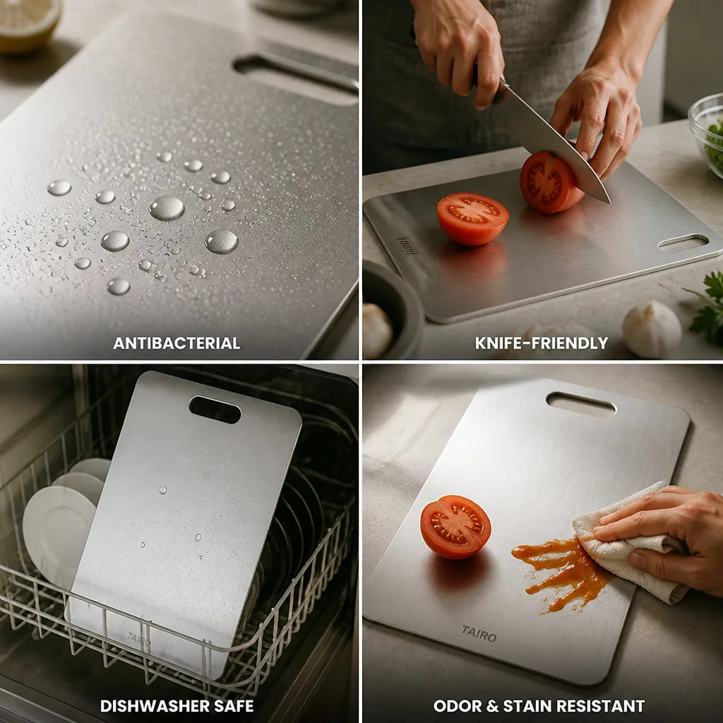 Cutting Board Titanium Antibacterial Dishwasher Safe