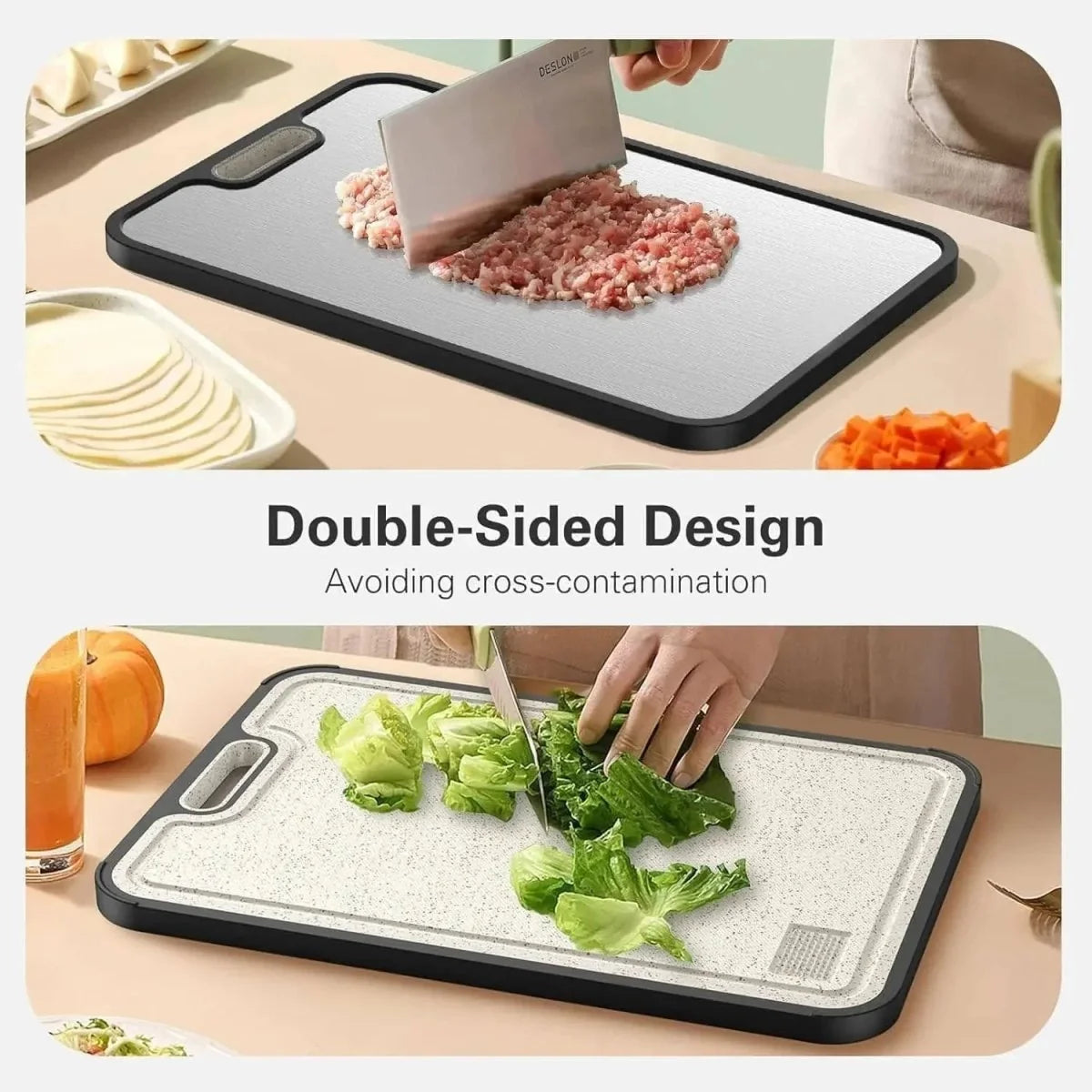 Cutting Board Titanium Double-Sided Non-Slip Base