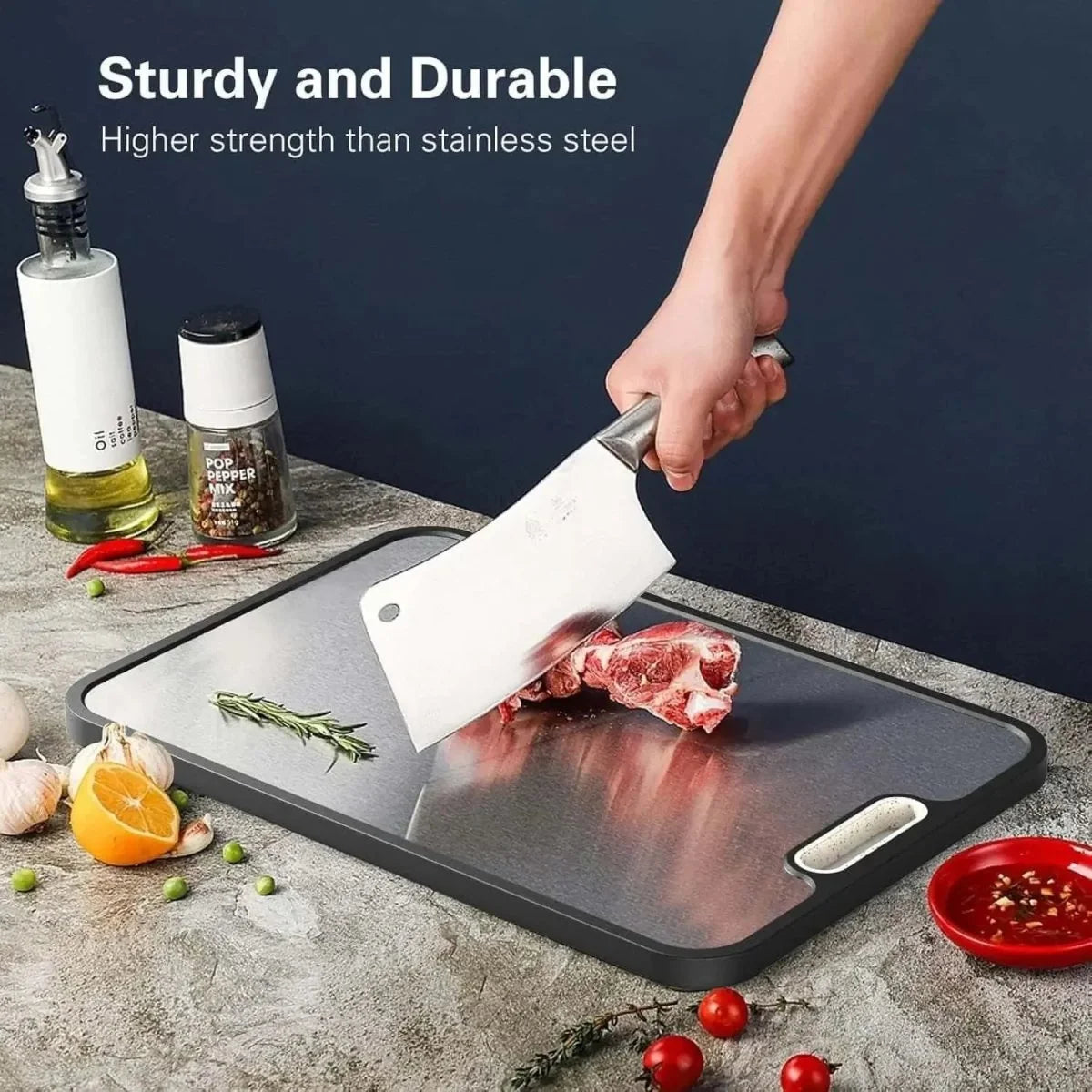 Cutting Board Titanium Double-Sided Non-Slip Base