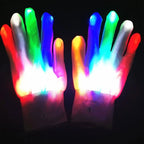 Dance Gloves LED Light-Up Flashing & Steady Modes