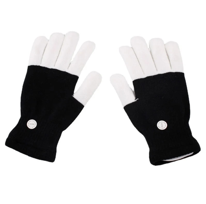 Dance Gloves LED Light-Up Flashing & Steady Modes