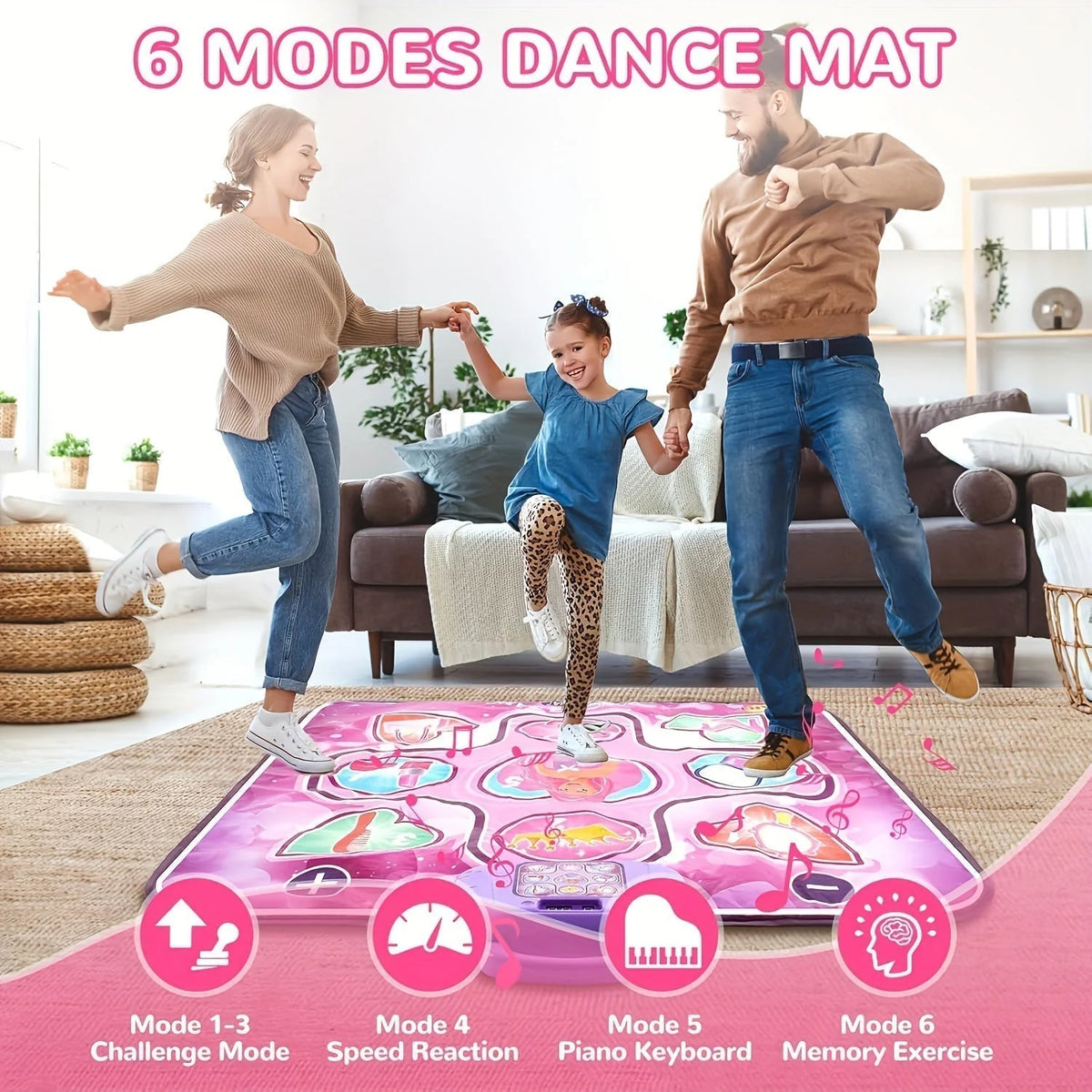 Dance Mat Interactive Scoring Screen-Free Play