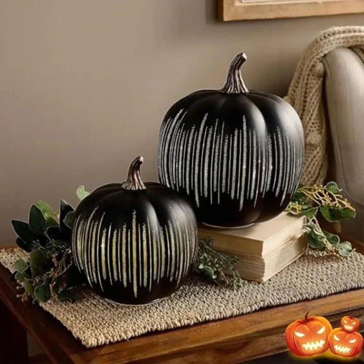 Decorative Pumpkin Battery-Powered LED 6-Hour Timer