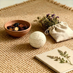 Decorative Sphere Hand-Carved Polished Travertine Marble