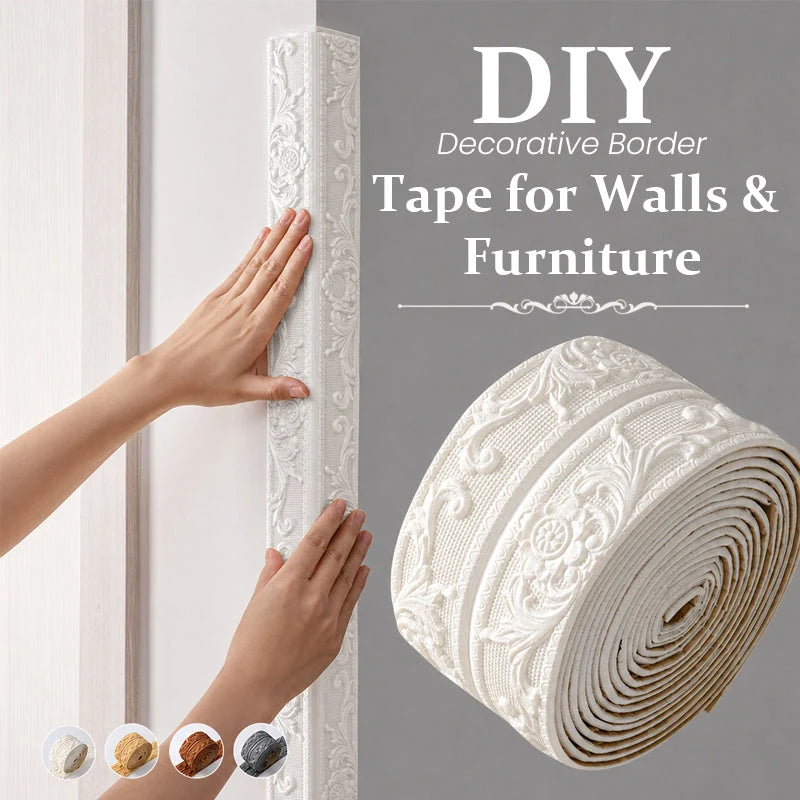 Decorative Trim Peel-and-Stick Flexible 33 ft Roll