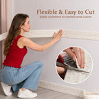 Decorative Trim Peel-and-Stick Flexible 33 ft Roll