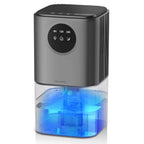 Dehumidifier 1.7L Tank Whisper-Quiet Color-Changing LED