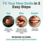 Denture Set Full-Arch Flexible Cushion Grip