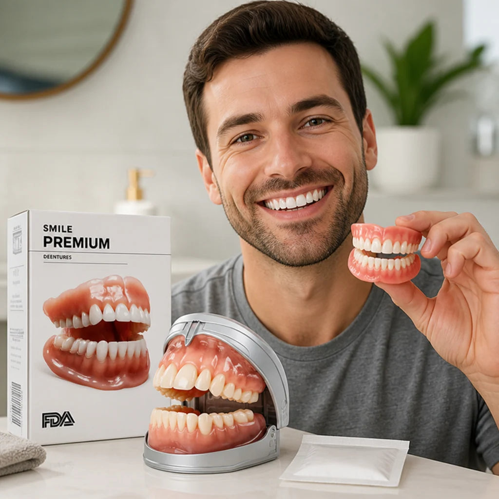 Denture Set Heat-Moldable Upper & Lower