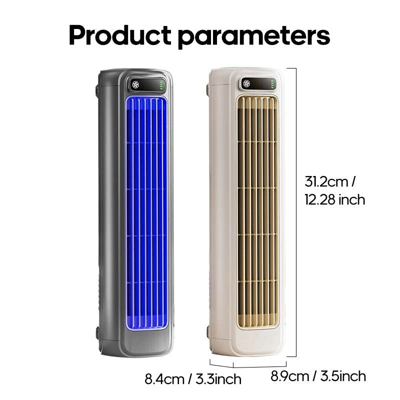 Desk Fan Cordless Rechargeable Up To 8-Hour Oscillating Quiet