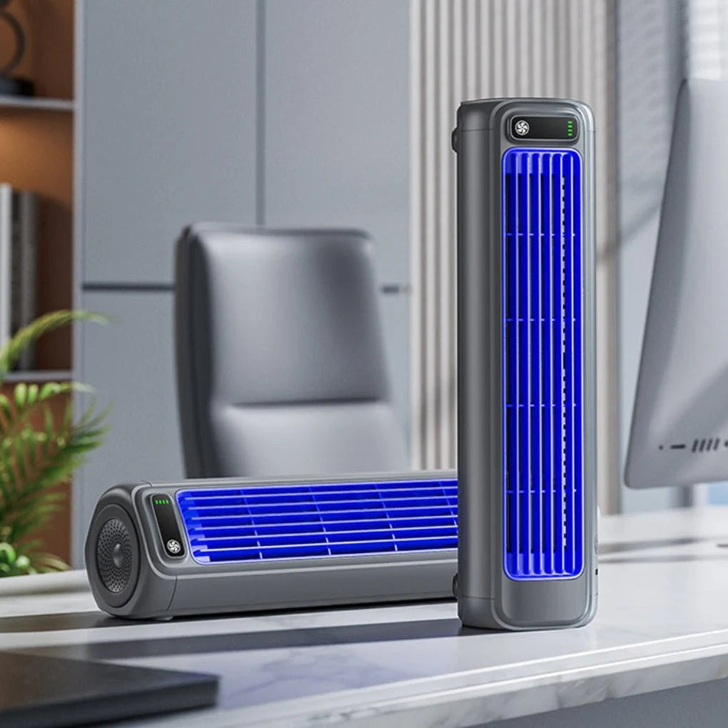 Desk Fan Cordless Rechargeable Up To 8-Hour Oscillating Quiet