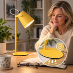 Desk Lamp Adjustable Swivel Arm Warm LED