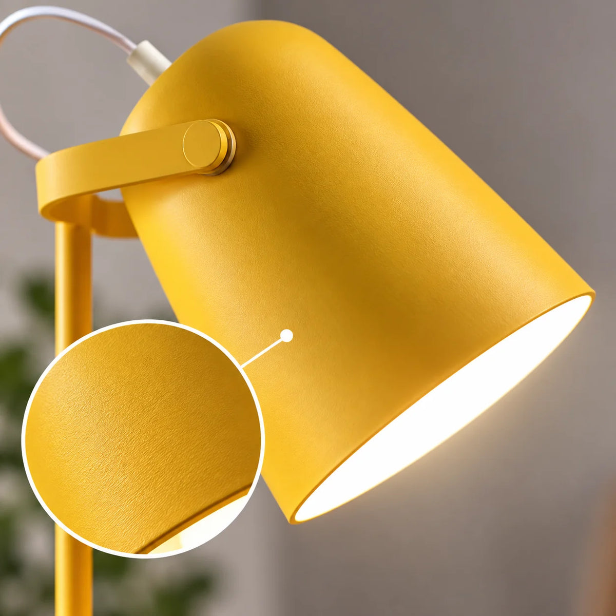 Desk Lamp Adjustable Swivel Arm Warm LED
