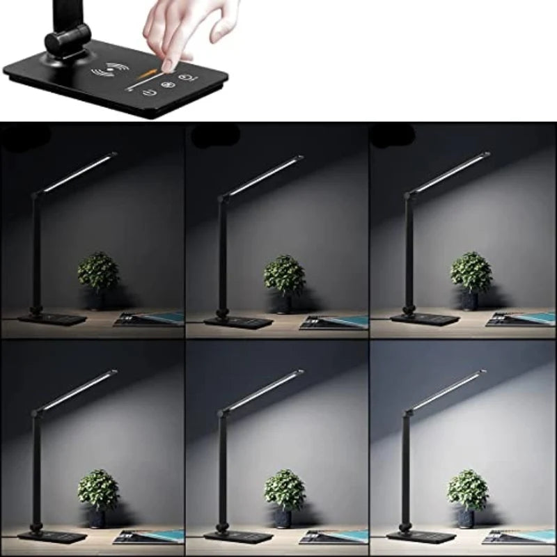 Desk Lamp LED Foldable Wireless Charging