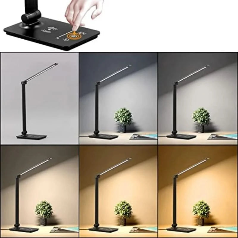 Desk Lamp LED Foldable Wireless Charging