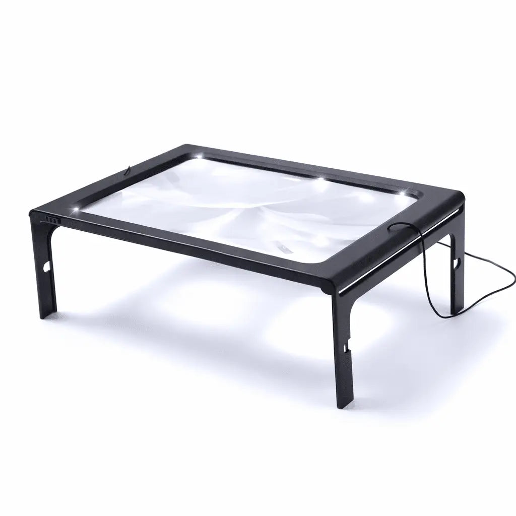 Desk Magnifier 3x Optical LED Foldable