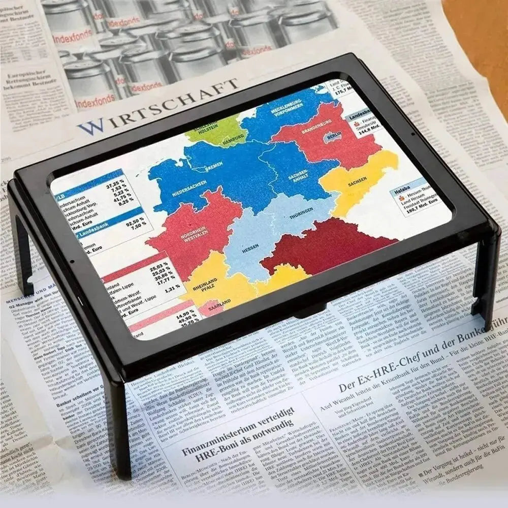 Desk Magnifier 3x Optical LED Foldable
