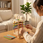 Dexterity Game Solid Wood Pull-Out Rod Tower