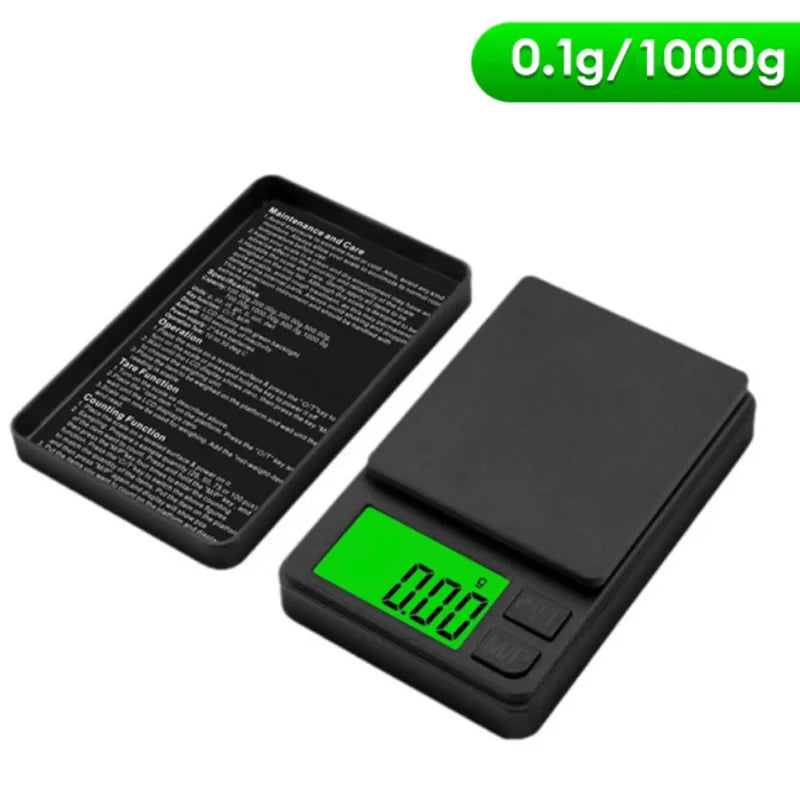 Digital Kitchen Scale 0.00035 Oz Precision Backlit LCD