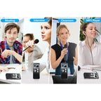 Digital Voice Recorder Voice-Activated Compact Built-In Speaker & Headphone Jack