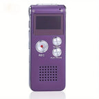 Digital Voice Recorder Voice-Activated Compact Built-In Speaker & Headphone Jack