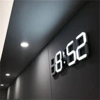 Digital Wall Clock Large Dimmable LED USB & Remote