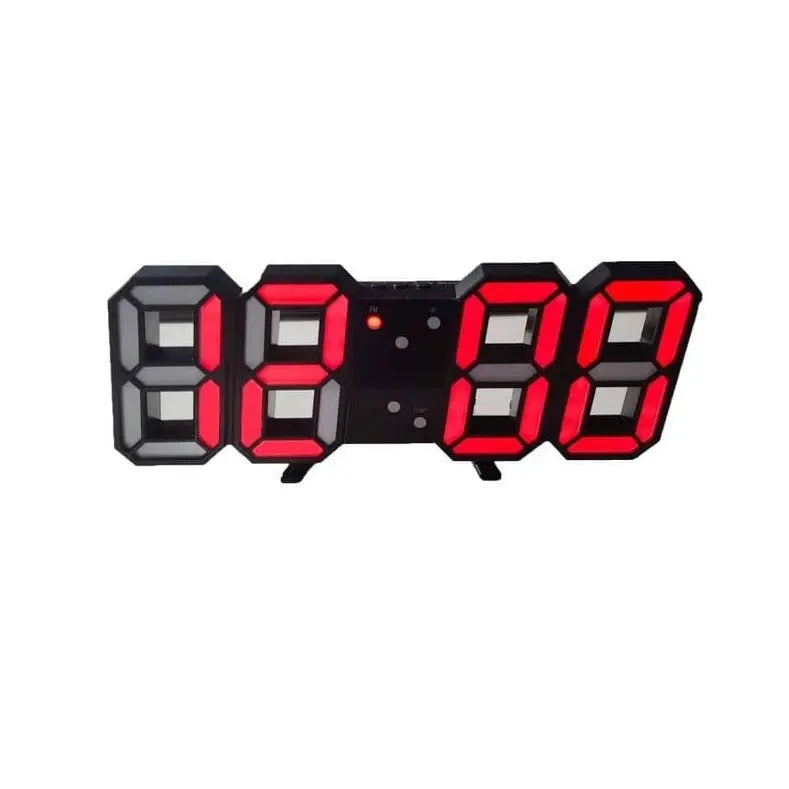 Digital Wall Clock Large Dimmable LED USB & Remote