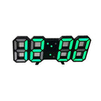 Digital Wall Clock Large Dimmable LED USB & Remote
