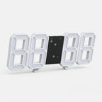Digital Wall Clock Large Dimmable LED USB & Remote
