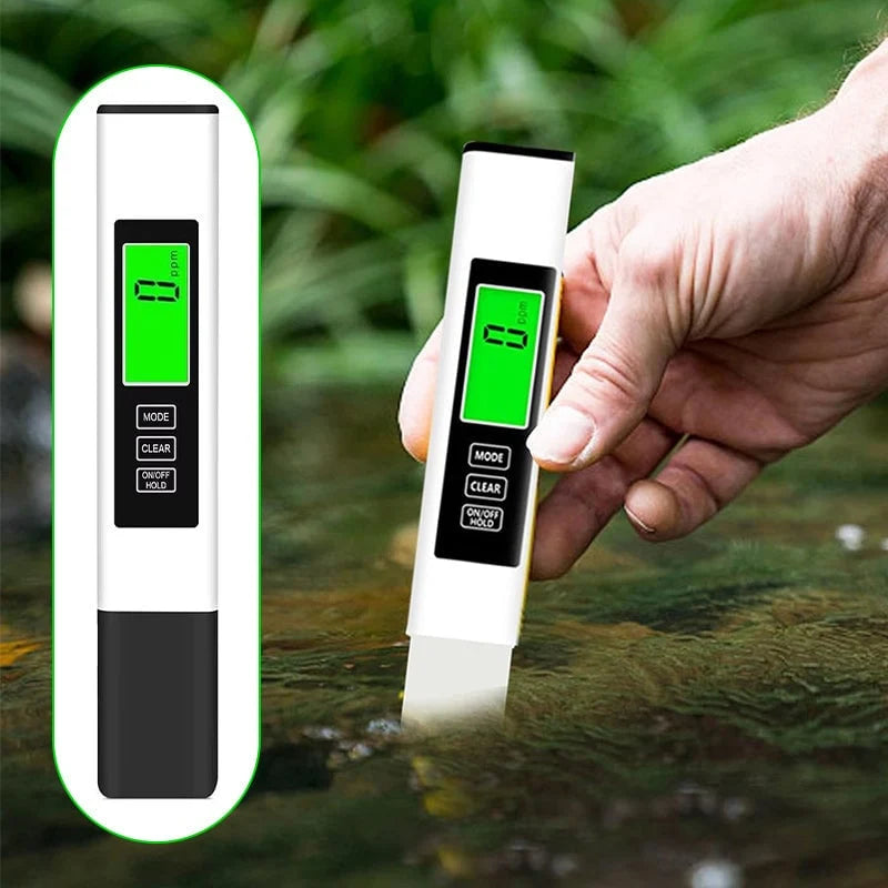 Digital Water Tester 4-in-1 TDS & Temp Titanium Probe