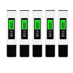 Digital Water Tester 4-in-1 TDS & Temp Titanium Probe