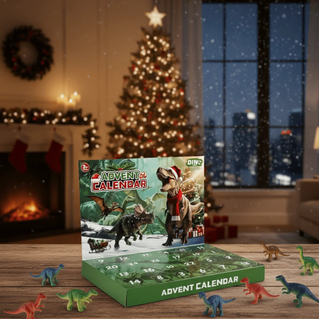 Dinosaur Advent Calendar 24 Daily Toys & Fossils