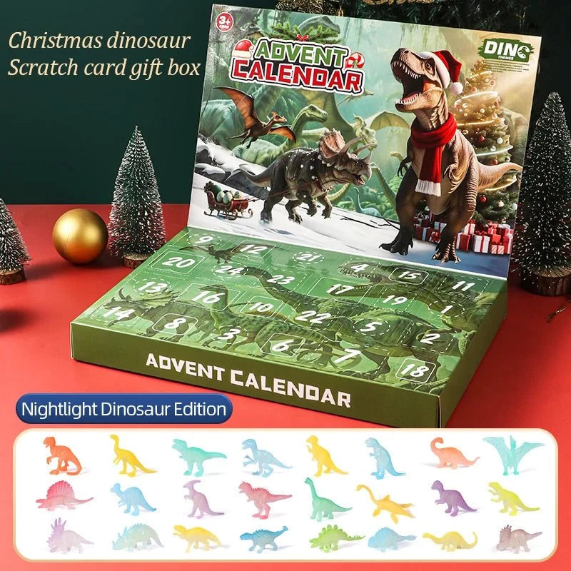 Dinosaur Advent Calendar 24 Daily Toys & Fossils