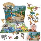 Dinosaur Advent Calendar 24 Figures & Play Mat