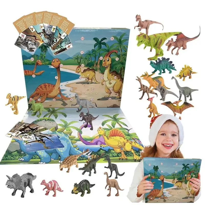 Dinosaur Advent Calendar 24 Figures & Play Mat