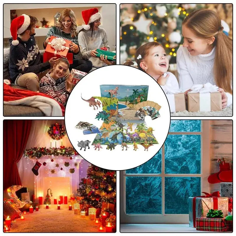 Dinosaur Advent Calendar 24 Figures & Play Mat