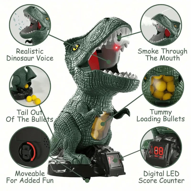 Dinosaur Shooting Game Soft Foam Balls Indoor & Outdoor Play