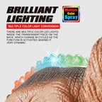 Dinosaur Toy Remote-Controlled Walking Mist Lights & Sound