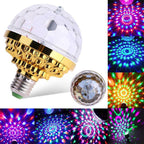 Disco Ball Bulb Rotating Multicolor E27 Base